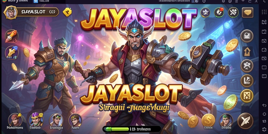 Tampilan gameplay strategis yang menegangkan dalam JAYASLOT.