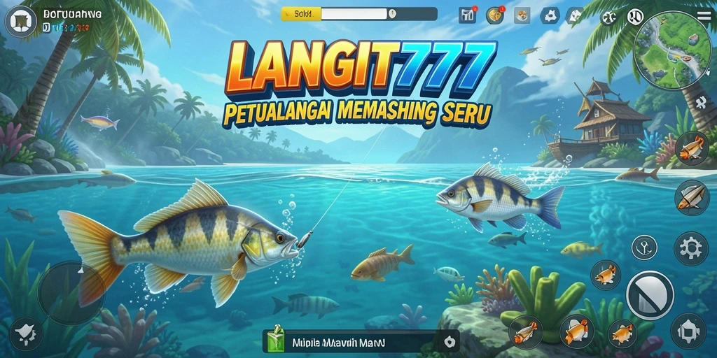 Tampilan menarik dari gameplay memancing LANGIT777.