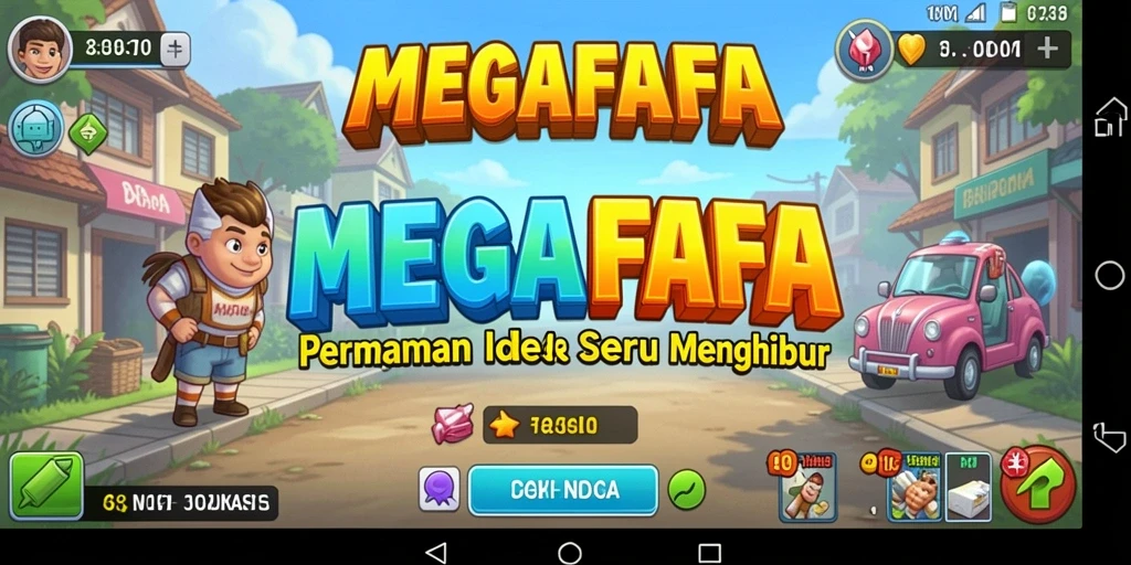 Tampilan gameplay Idle yang menarik dan seru di MEGAFAFA.