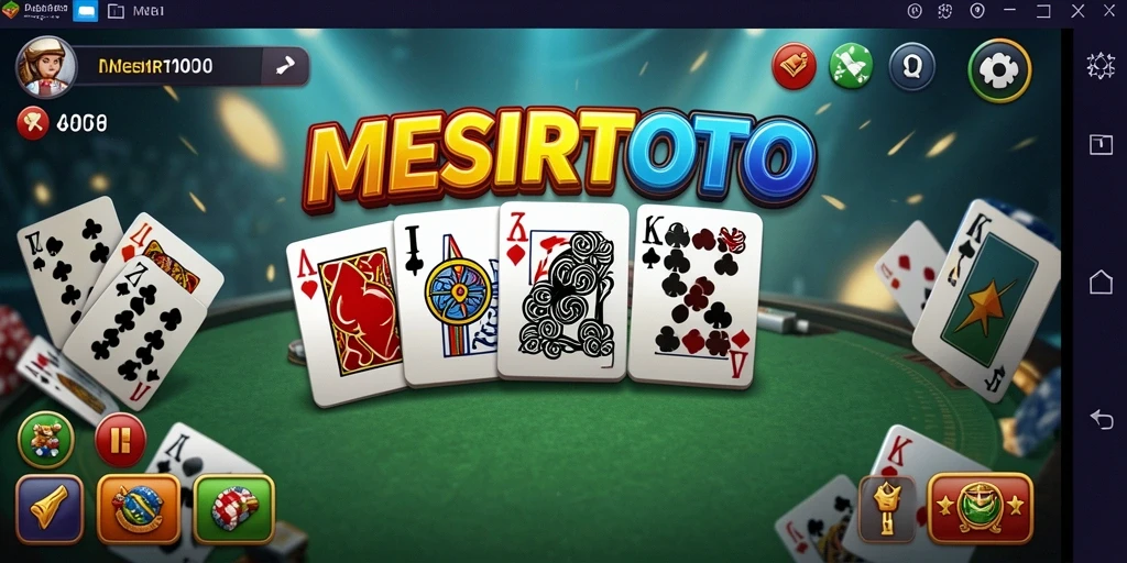 Tampilan permainan Domino yang seru dan menarik di MESIRTOTO.