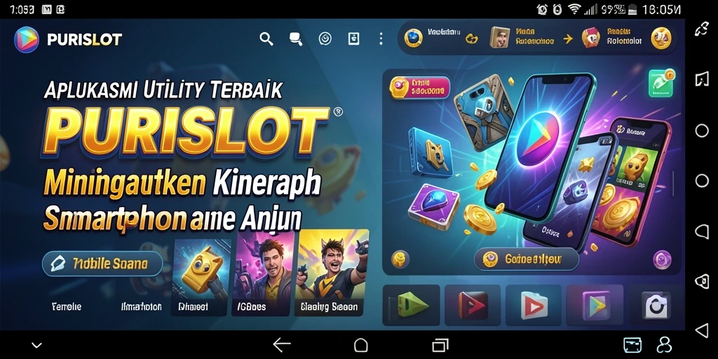 Tampilan antarmuka utama PURISLOT dalam mengelola smartphone dengan mudah.