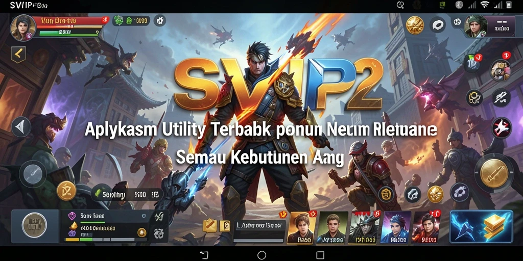Tampilan antarmuka utama SVIP2 yang jelas dan informatif.